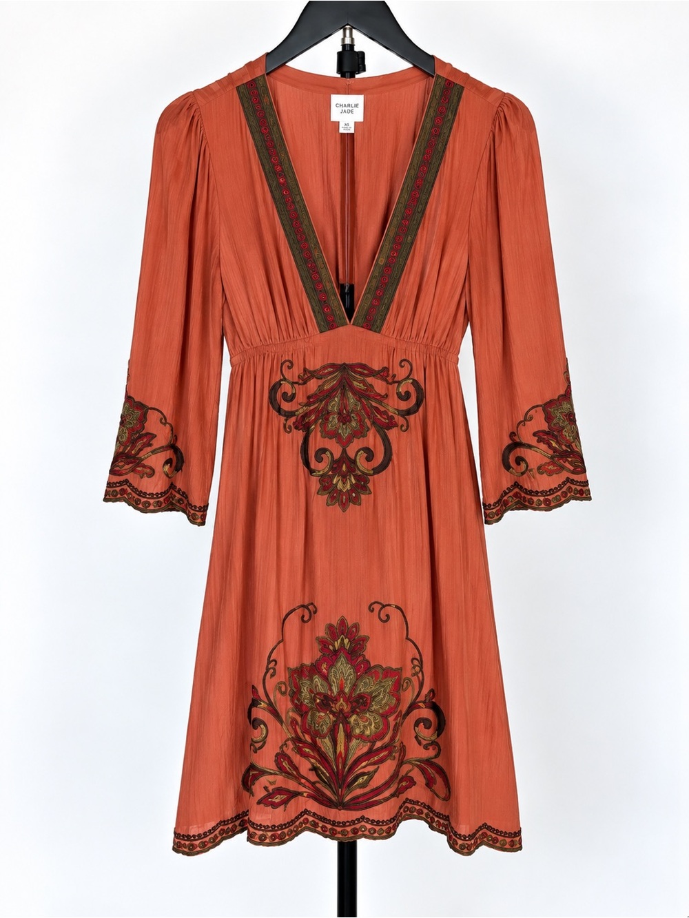 Charlotte Charles Embroidered Boho Dress